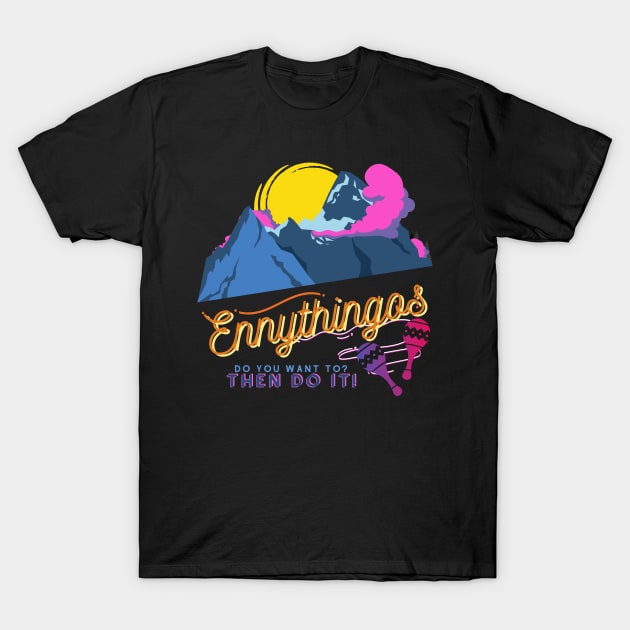 Ennythingos Plain T-Shirt by monoblocpotato